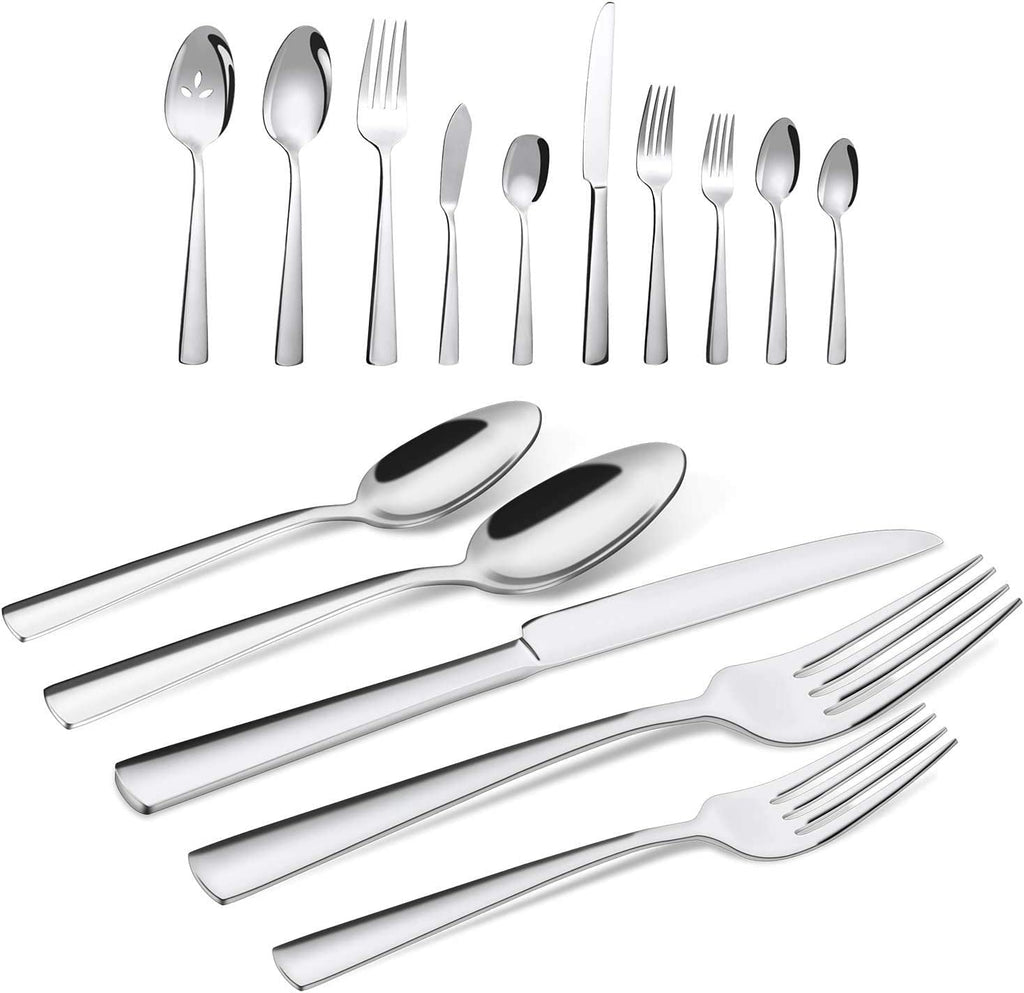 65-Piece Stainless Steel Cutlery Collection
