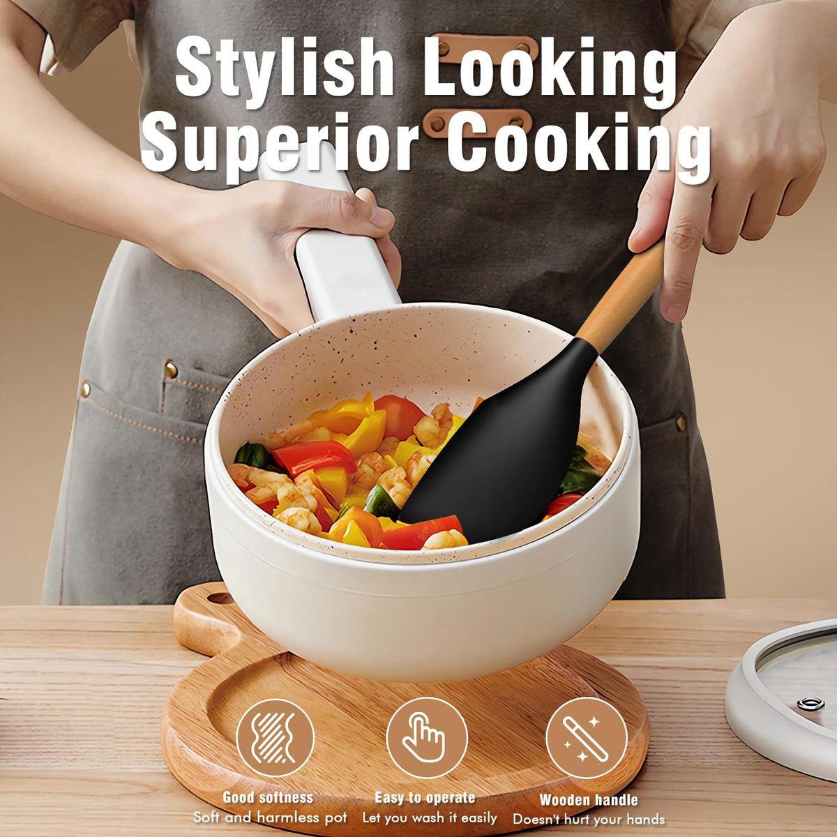 Large Silicone Cooking Utensil Set
