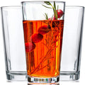 Le'raze 10-Piece Stackable 16oz Drinking Glass Set