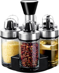 6-Bottle Oil, Vinegar and Spice Dispenser Set