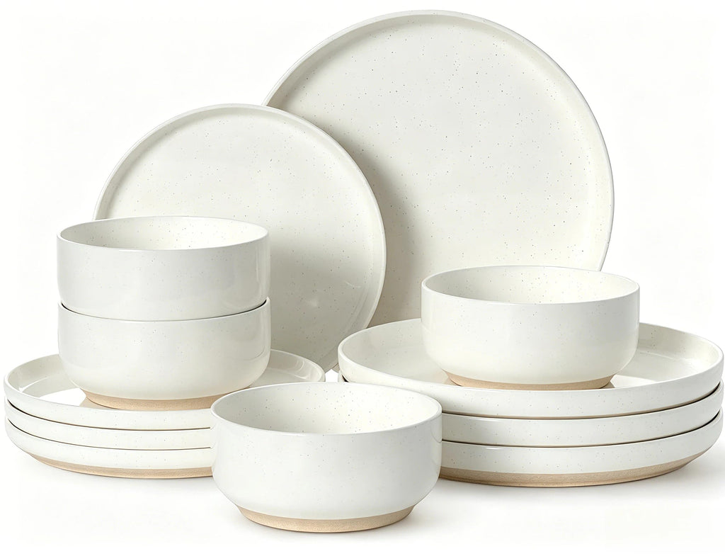 12-Piece Scratch-Resistant Dinnerware Set