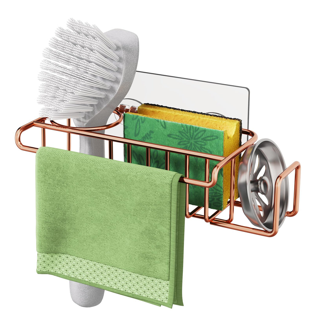 HapiRm 4-in-1 Stainless Steel Sink Caddy