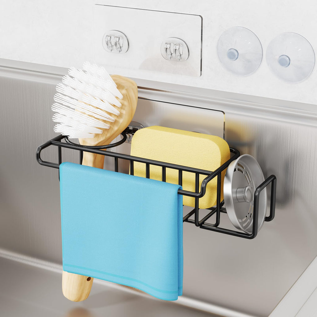HapiRm 4-in-1 Stainless Steel Sink Caddy