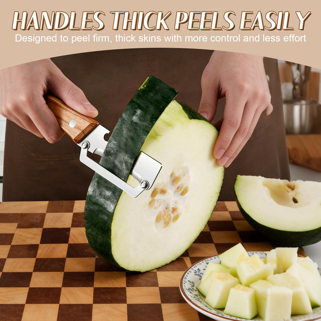 Wide-Blade Vegetable Peeler with Bottle Opener