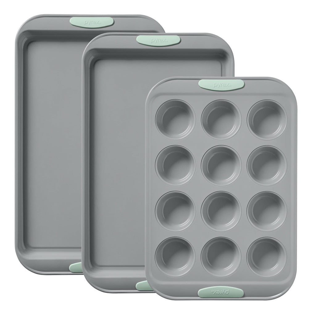 Pyrex 8-Piece Steel Nonstick Bakeware Set