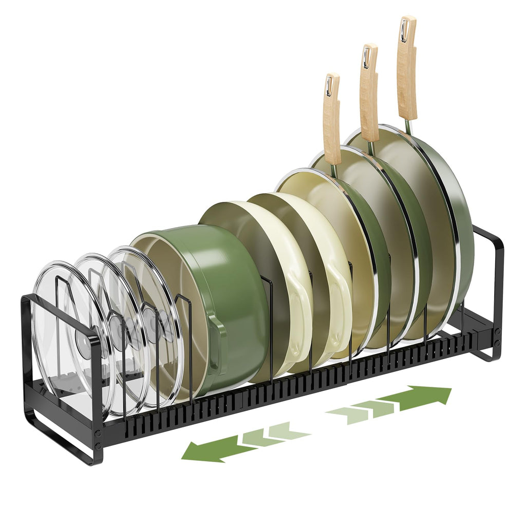 MUDEELA Expandable Pot Lid Organizer