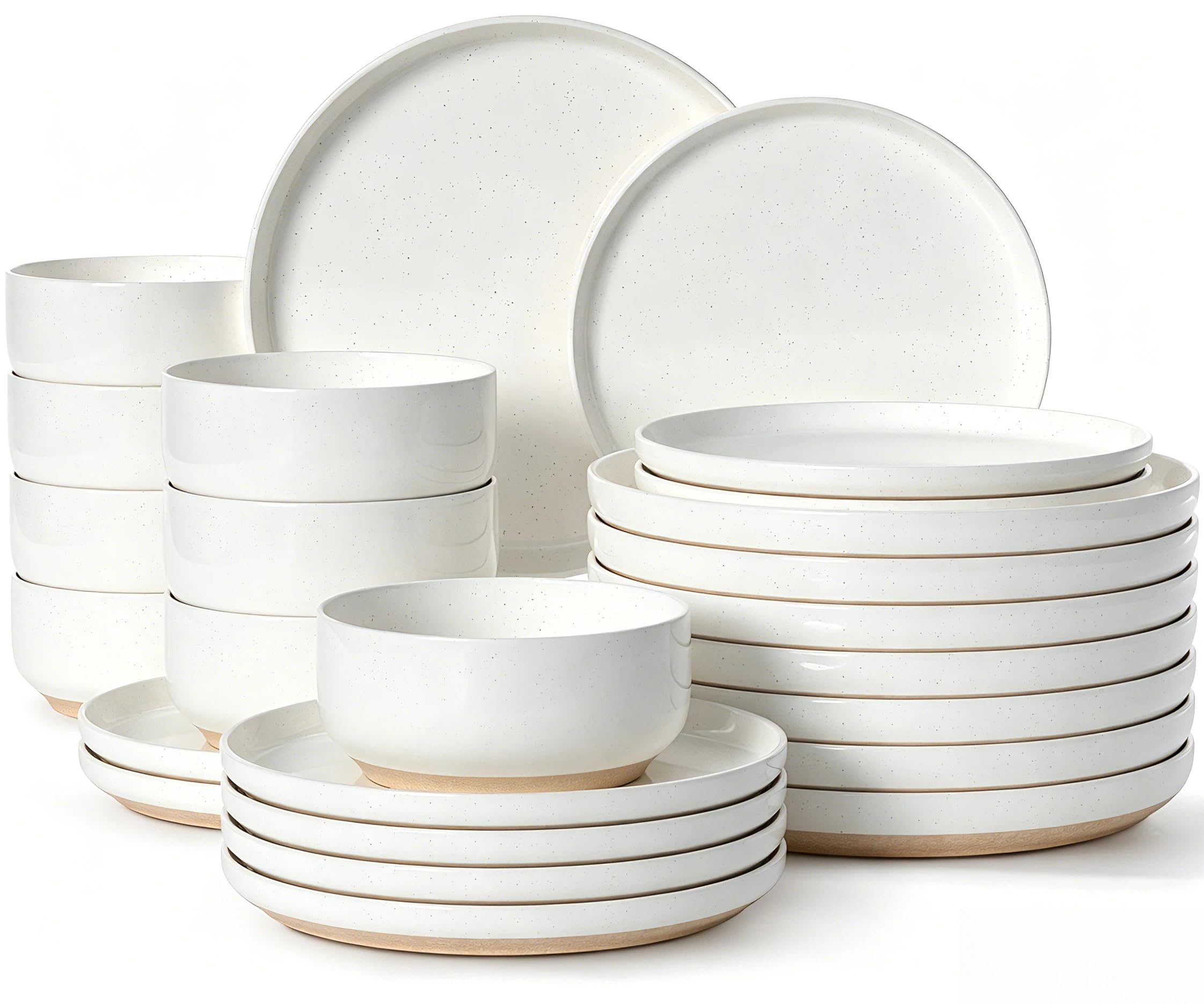 12-Piece Scratch-Resistant Dinnerware Set