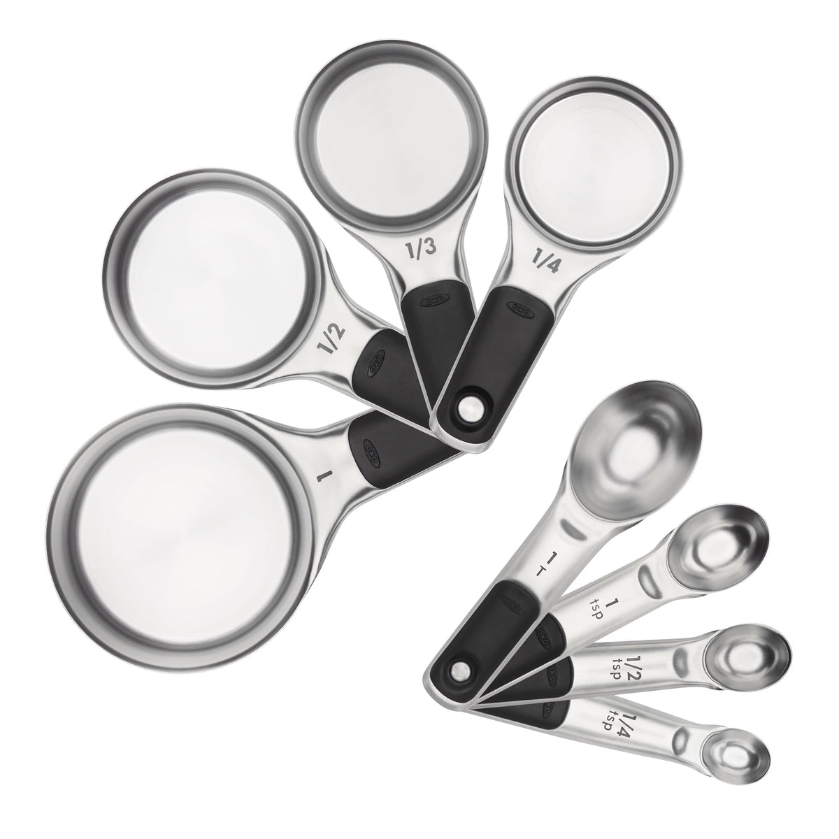 OXO Stainless Steel Measuring Cups and Spoons