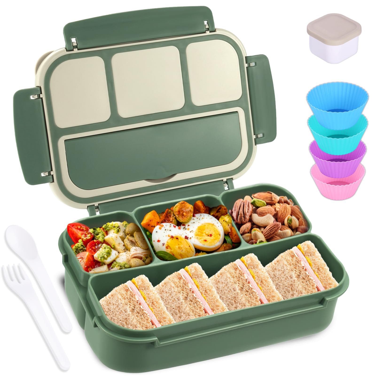 40oz Four-Compartment Bento Lunch Box