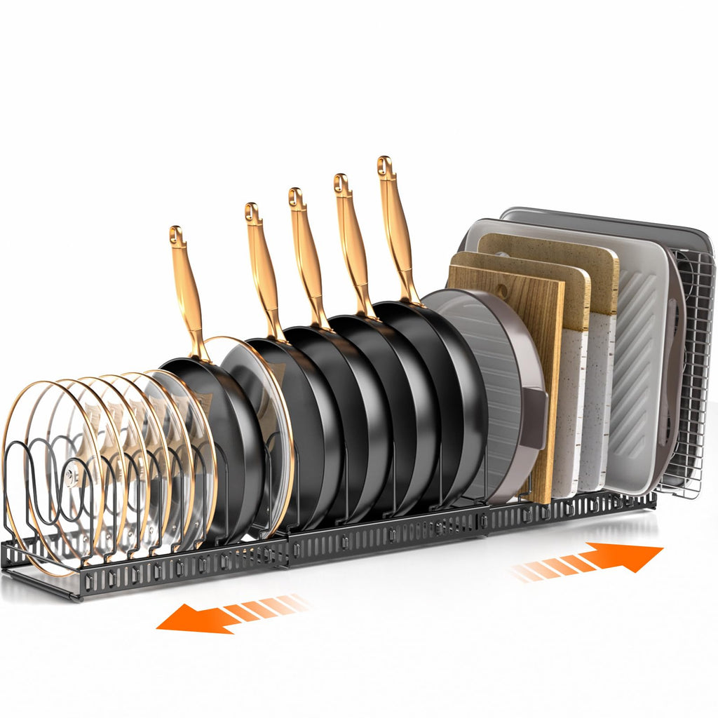 MUDEELA Expandable Pot Lid Organizer