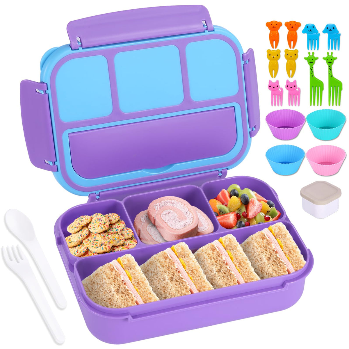 40oz Four-Compartment Bento Lunch Box