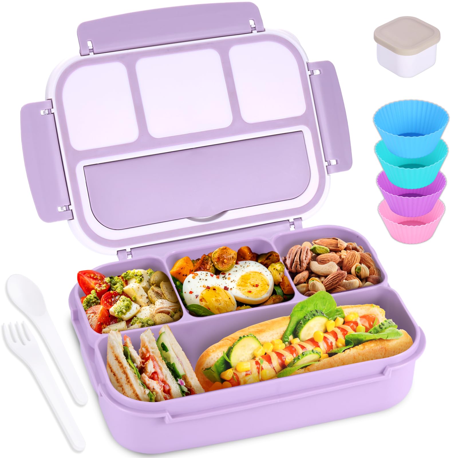 40oz Four-Compartment Bento Lunch Box