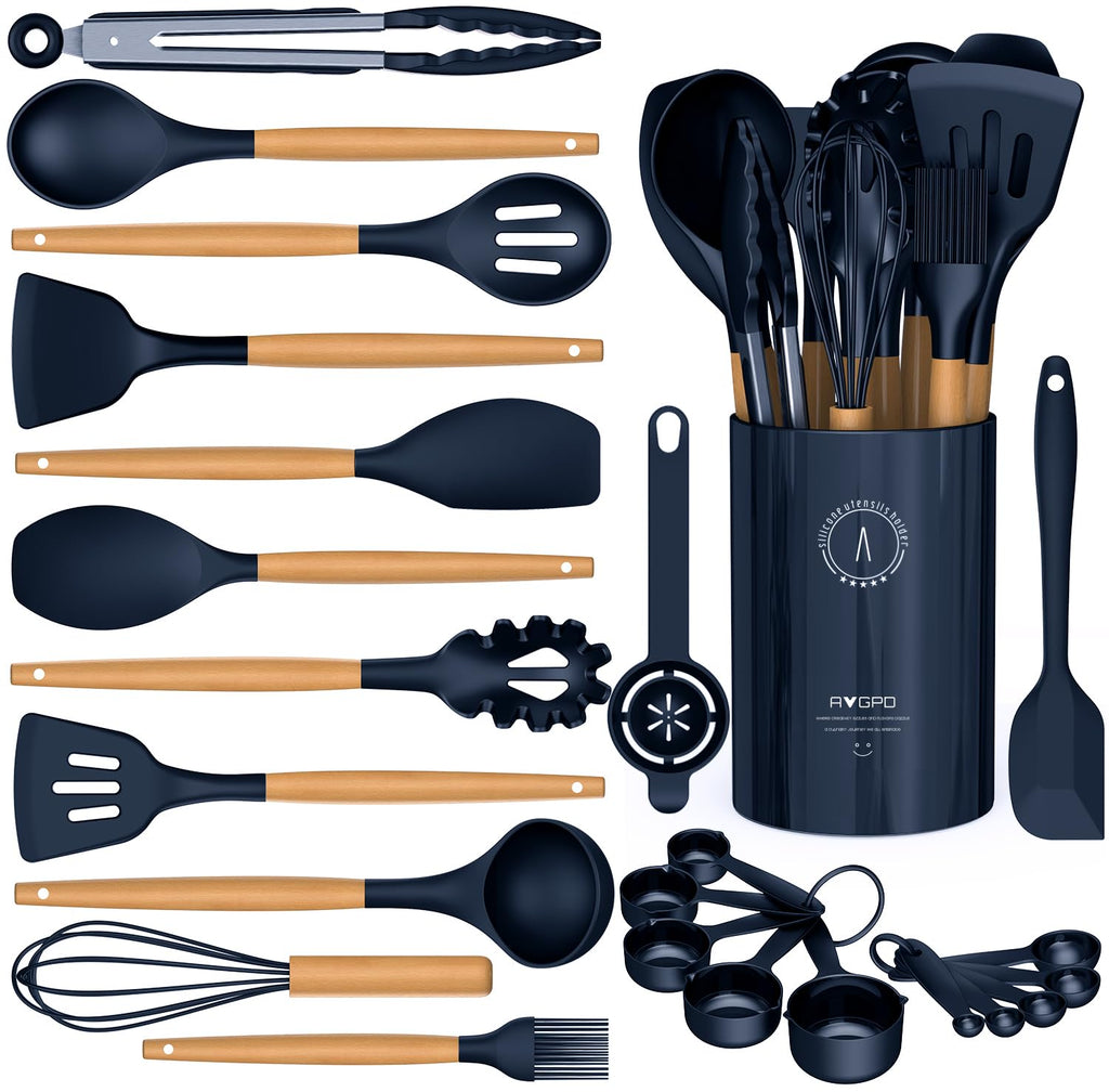 Large Silicone Cooking Utensil Set