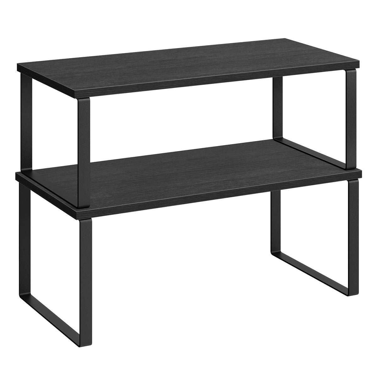 SONGMICS 2-Piece Stackable Cabinet Shelf Set