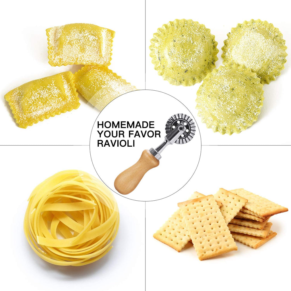 Fluted Pastry and Ravioli Cutter Wheel