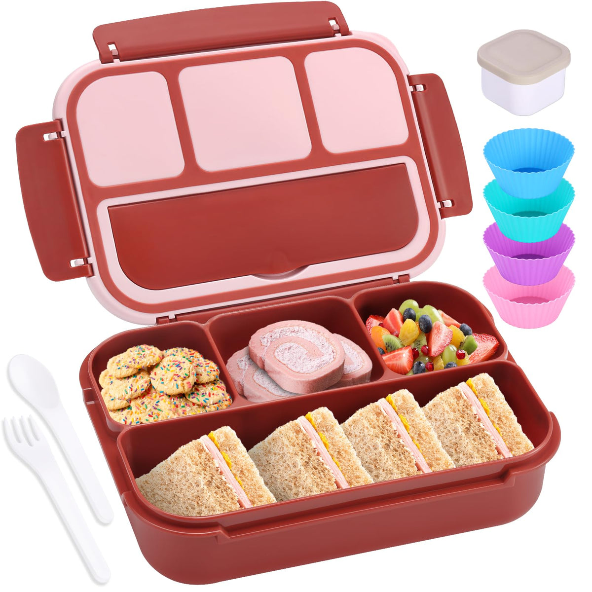 40oz Four-Compartment Bento Lunch Box