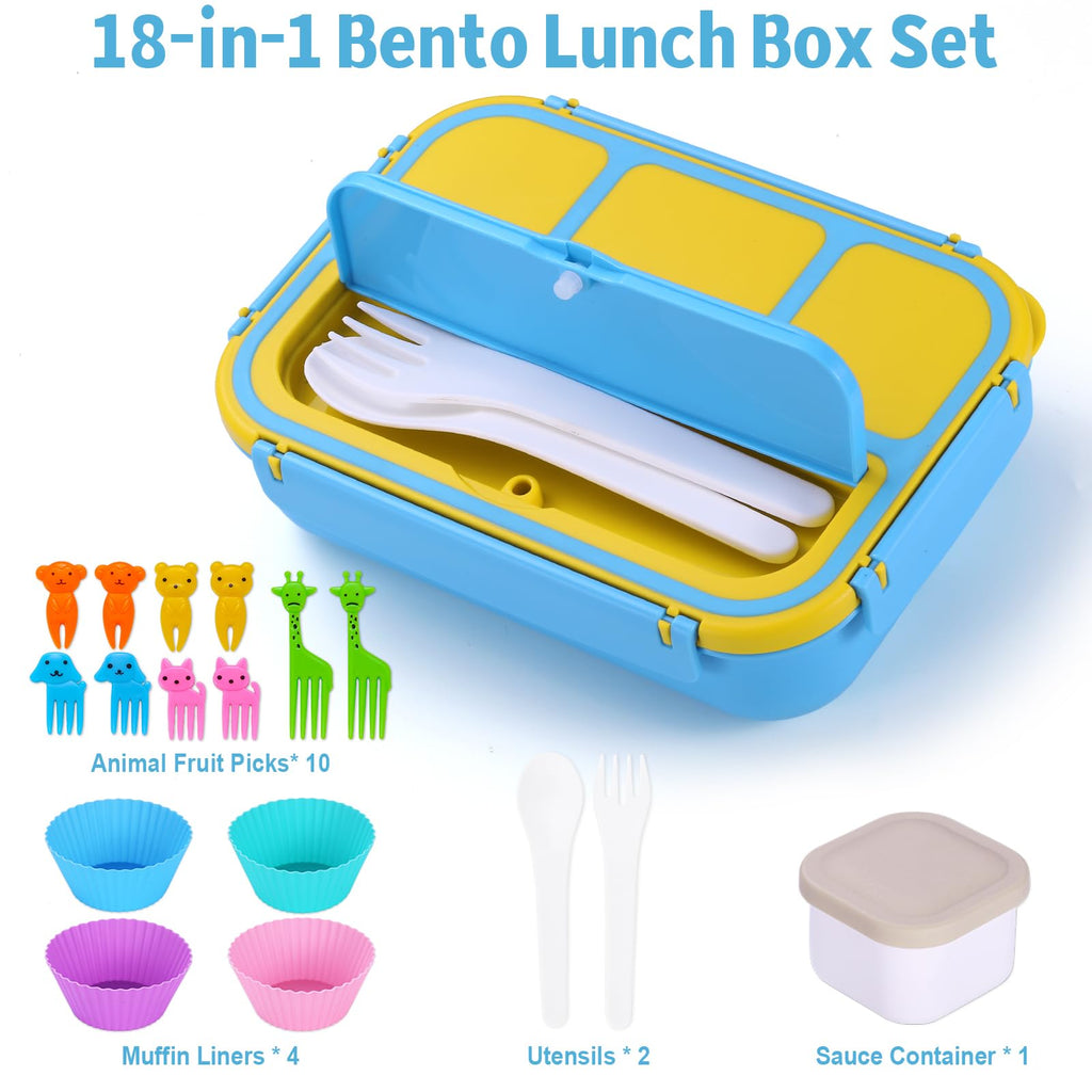 40oz Four-Compartment Bento Lunch Box