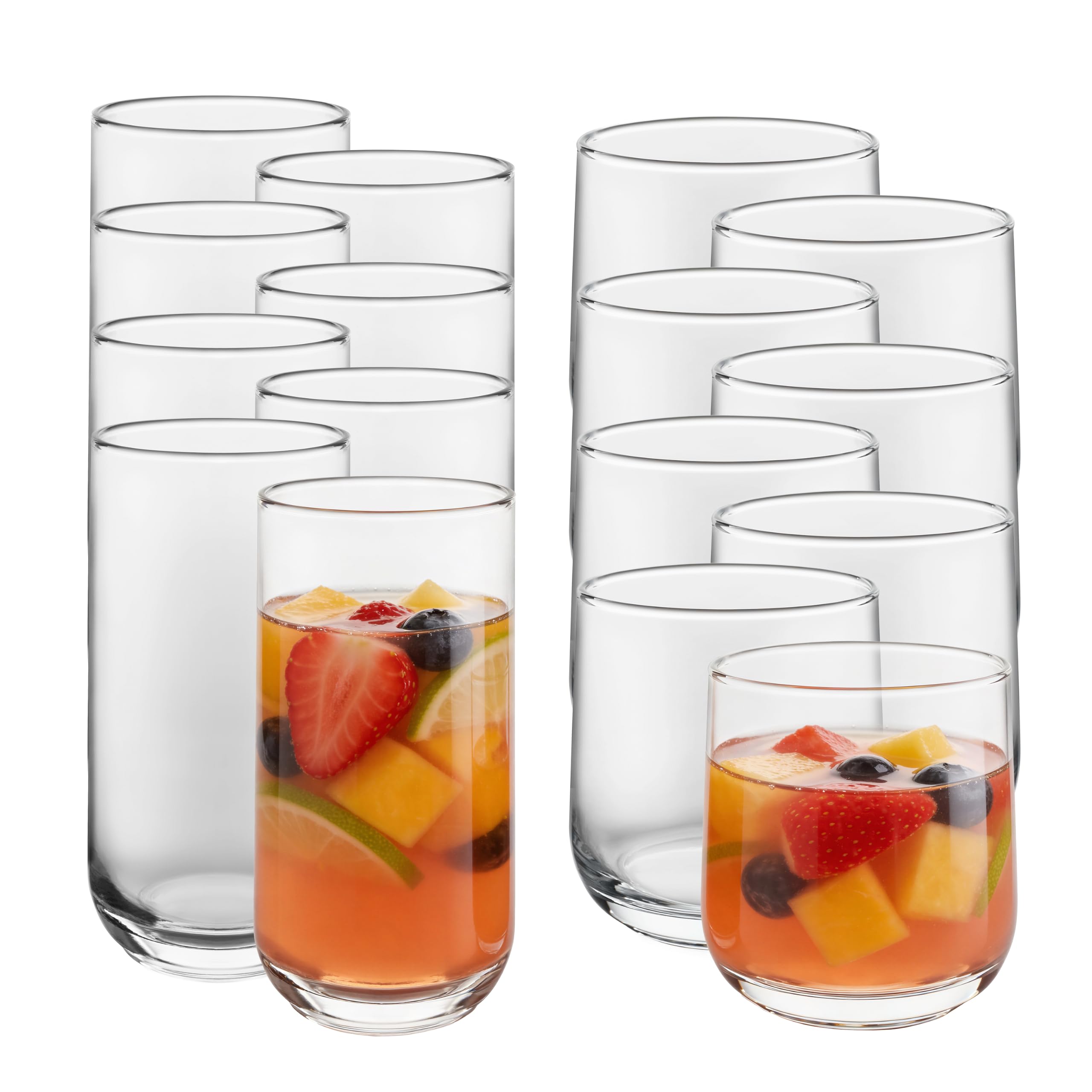 Libbey 16-Piece Tumbler and Rocks Glass Collection
