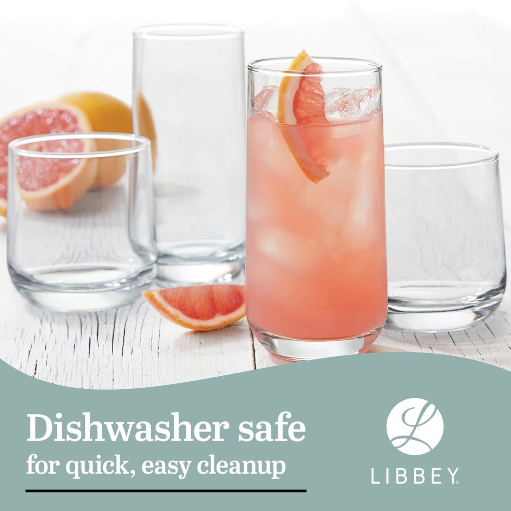Libbey 16-Piece Tumbler and Rocks Glass Collection