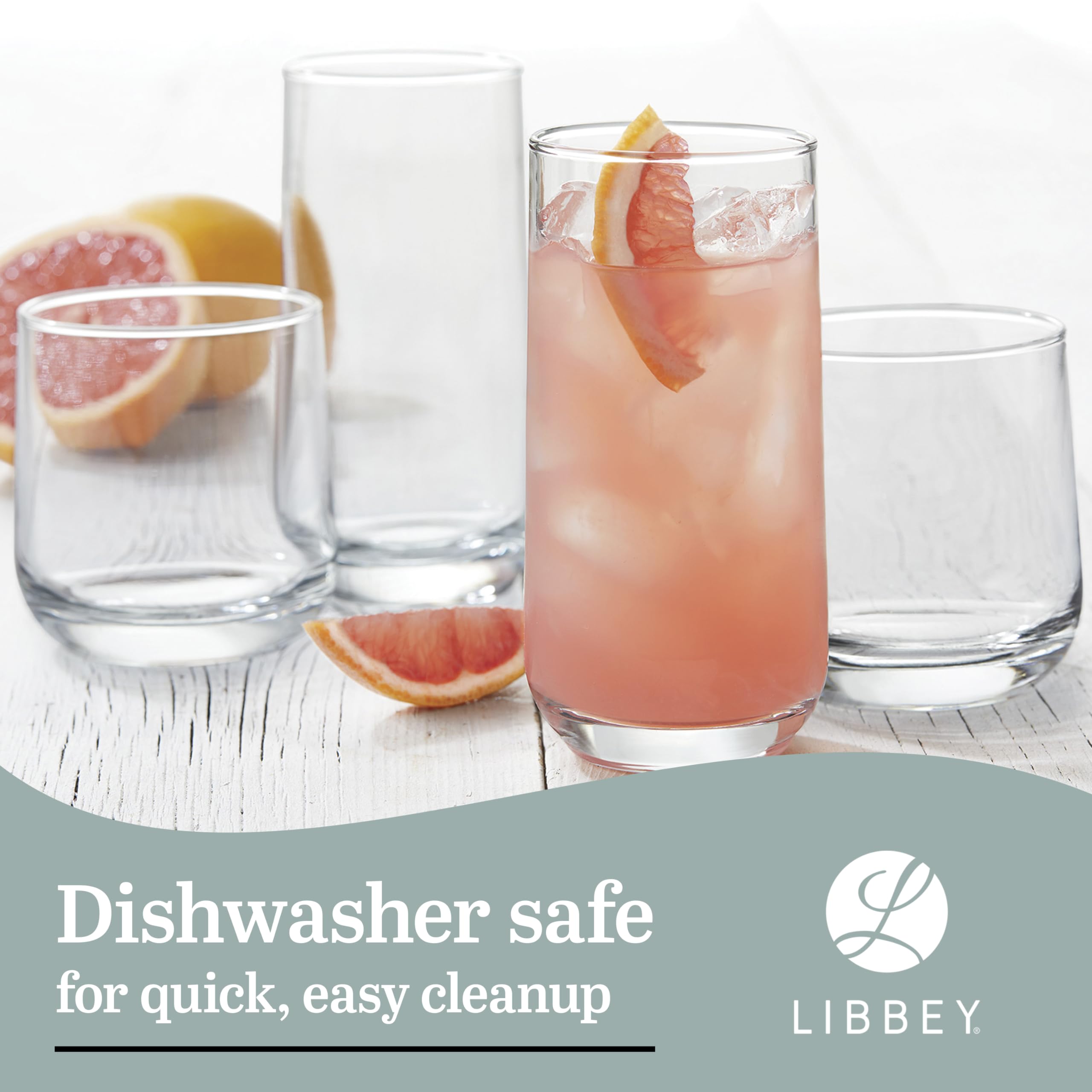 Libbey 16-Piece Tumbler and Rocks Glass Collection