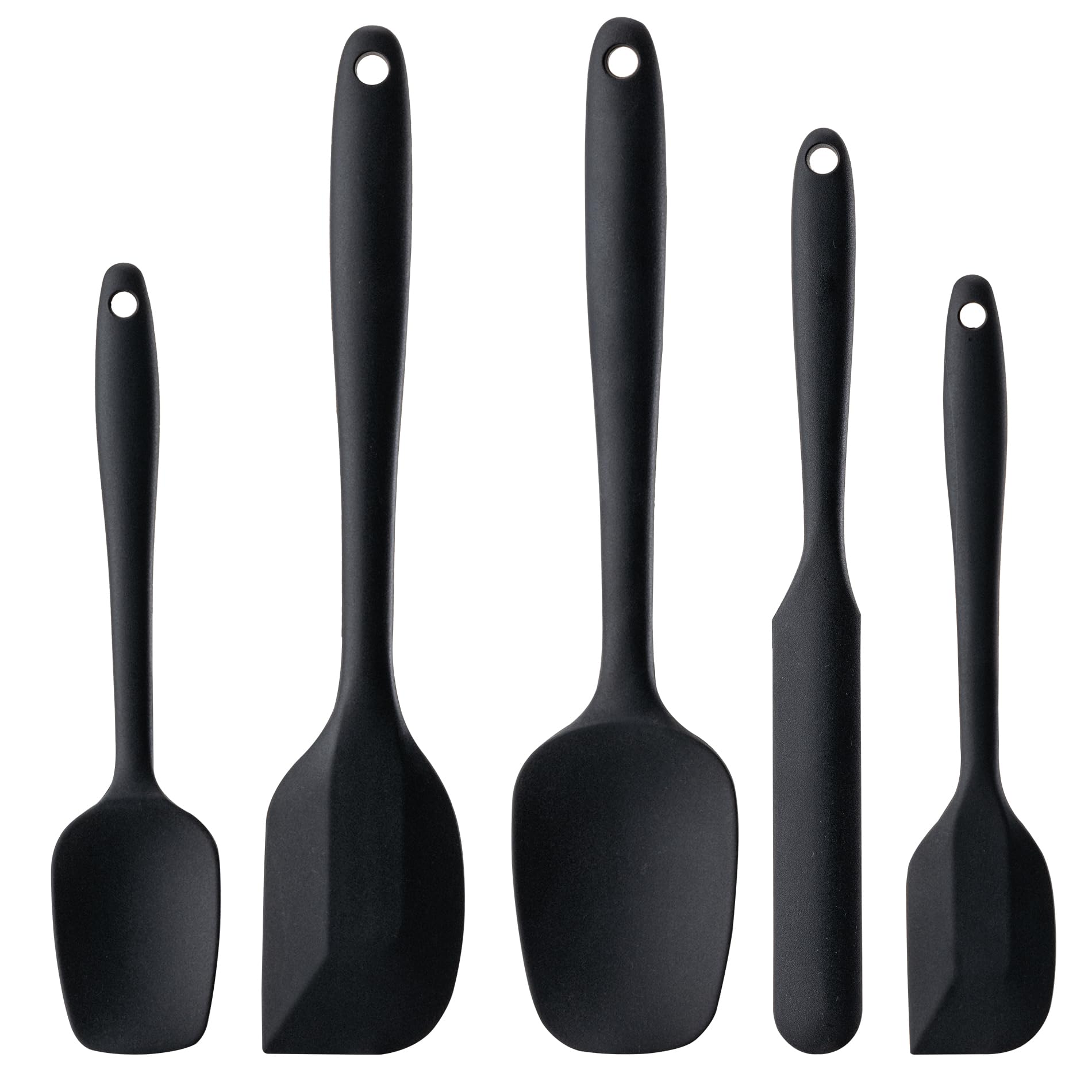 5-Piece Heat-Resistant Silicone Spatula Set