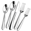 65-Piece Stainless Steel Flatware Set for 12