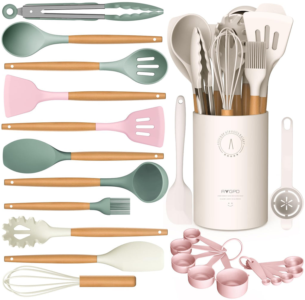 Large Silicone Cooking Utensil Set