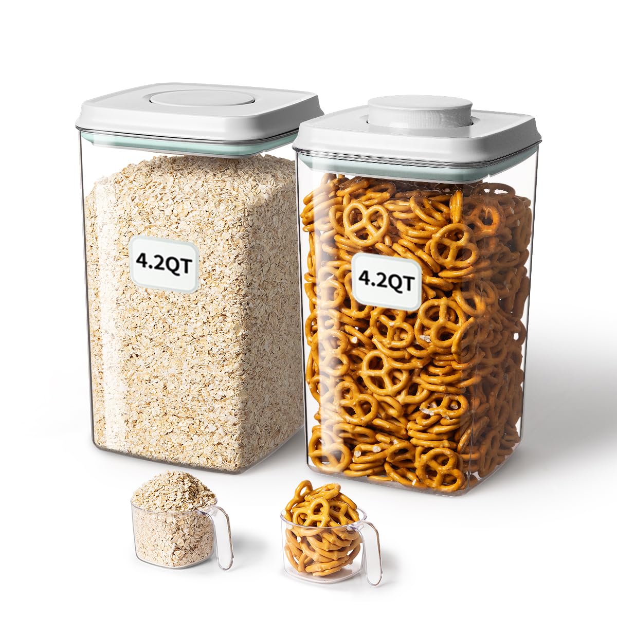 8-Compartment Stainless Steel Snack Container Set