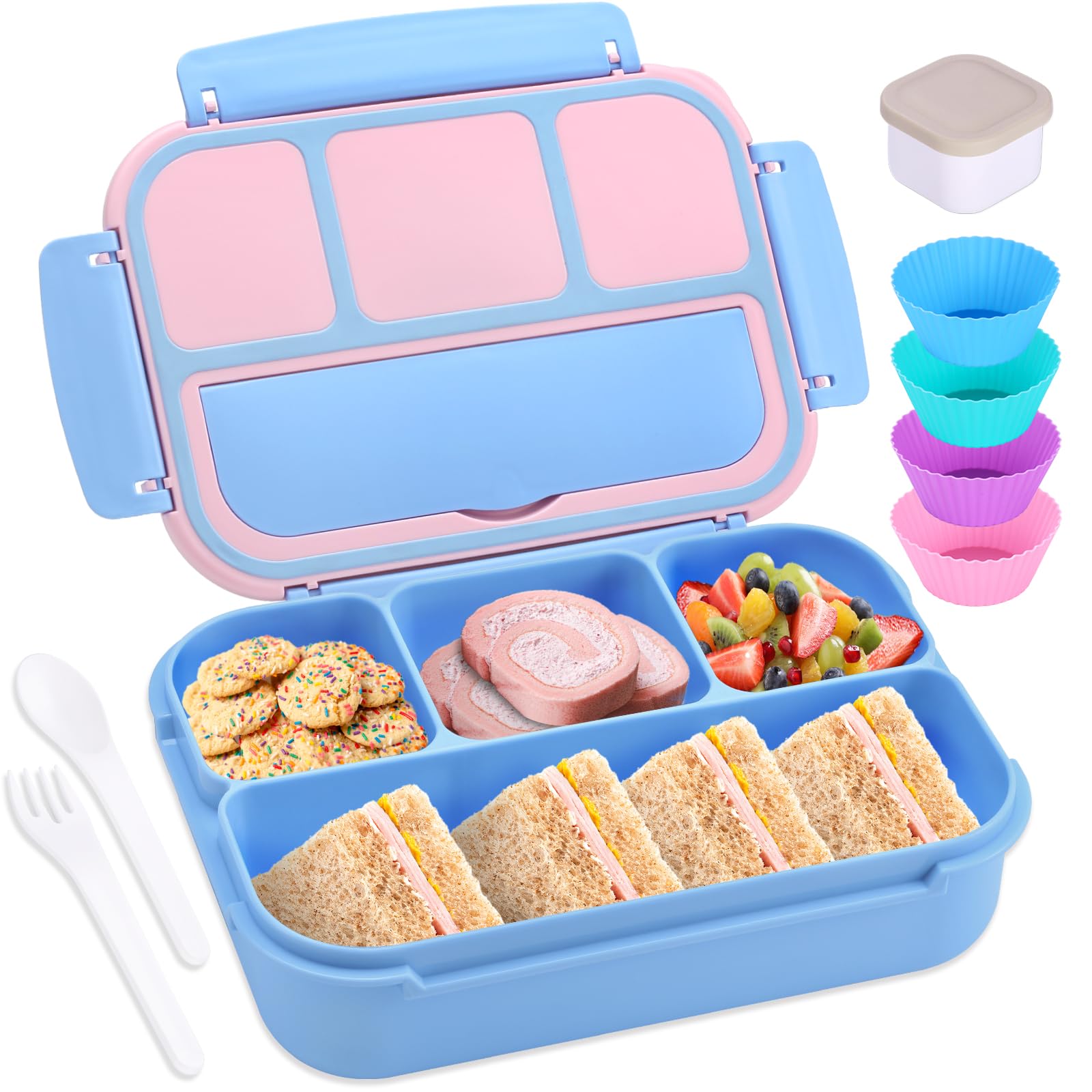 40oz Four-Compartment Bento Lunch Box