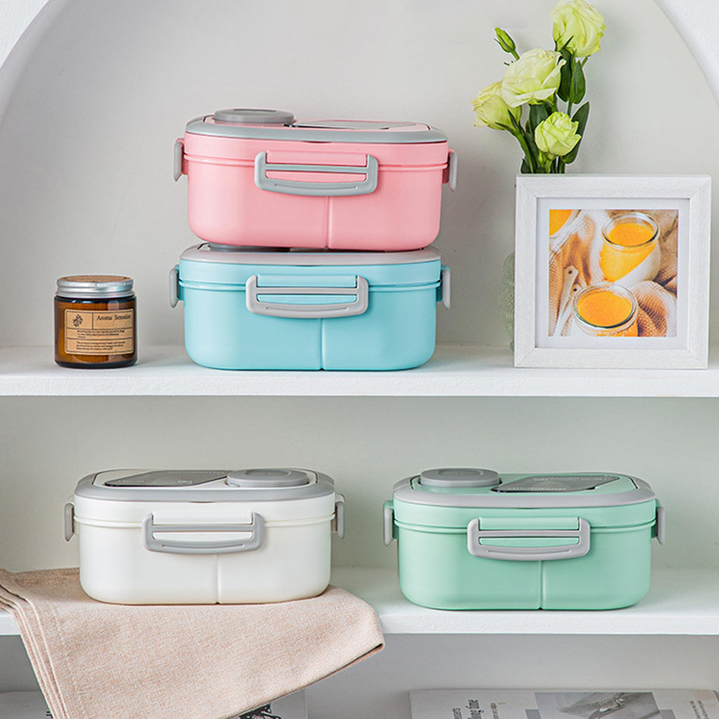 43oz Multi-Compartment Bento Lunch Box with Sauce Cup
