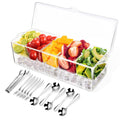 Five-Compartment Chilled Condiment Serving Tray