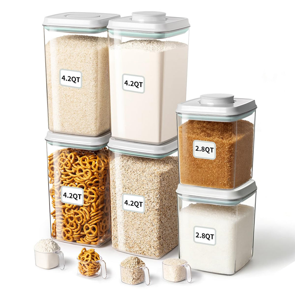 8-Compartment Stainless Steel Snack Container Set
