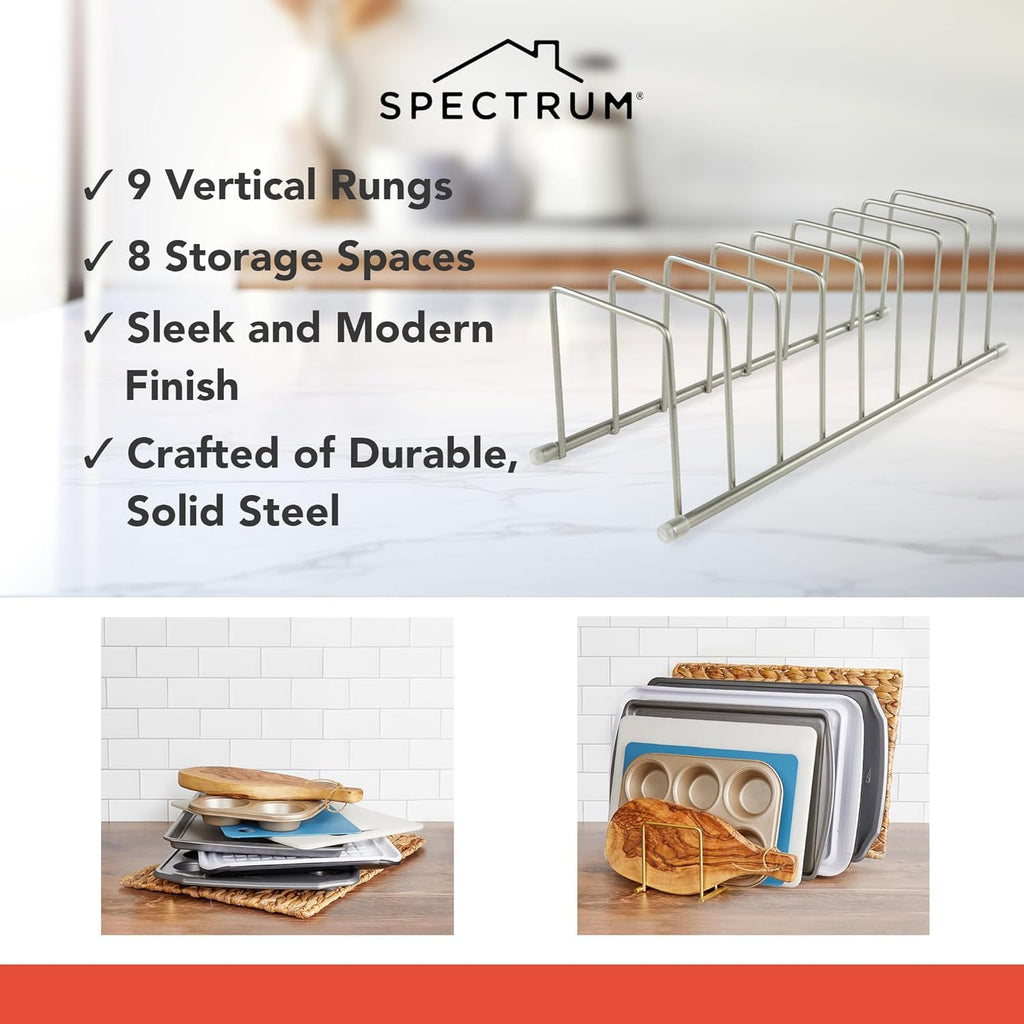 Spectrum Euro Lid and Cutting Board Organizer