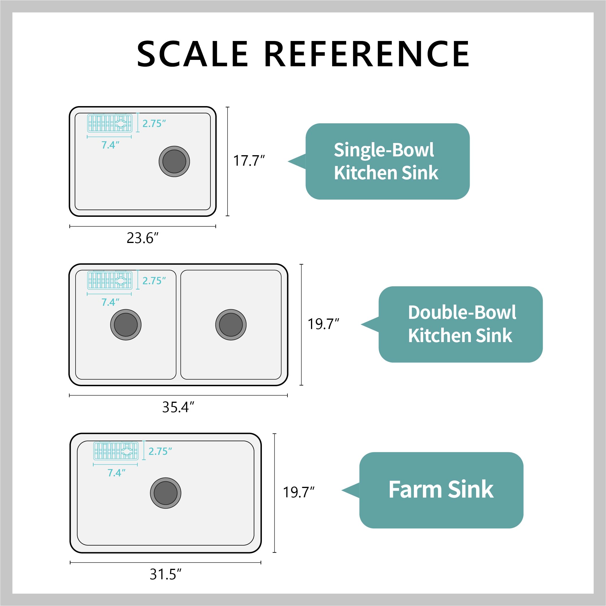 SunnyPoint Stainless Steel Sink Caddy