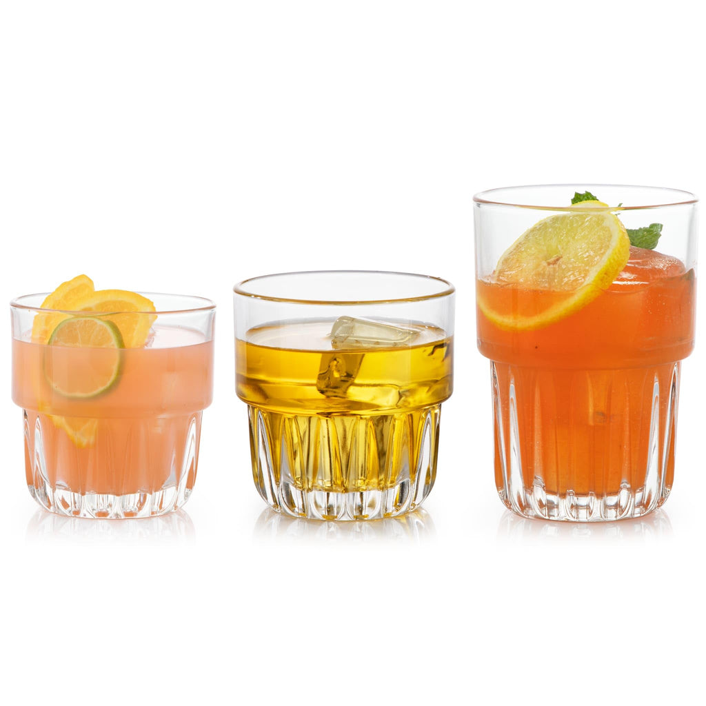 Libbey 16-Piece Mixed Drink Glass Collection