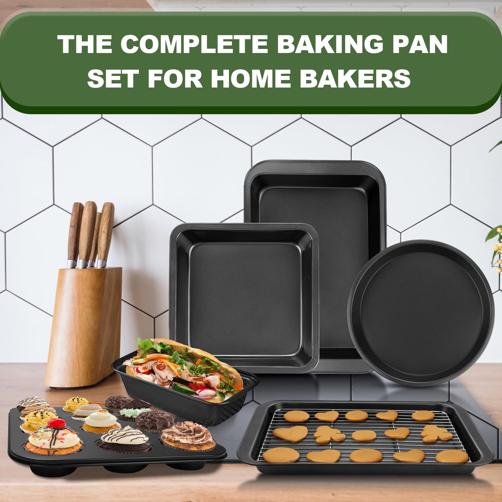 7-Piece Nonstick Carbon Steel Bakeware Set