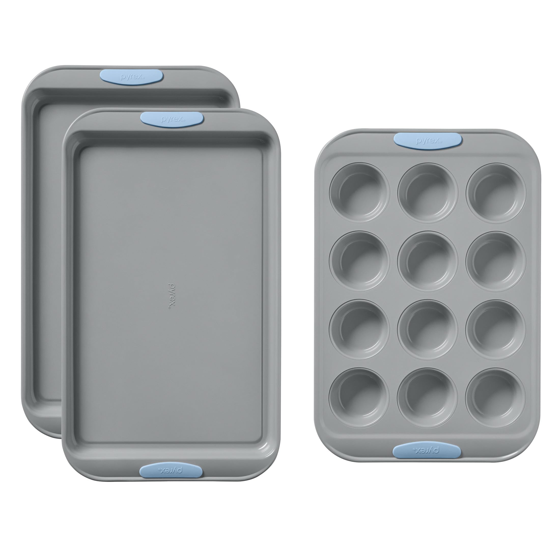 Pyrex 8-Piece Steel Nonstick Bakeware Set