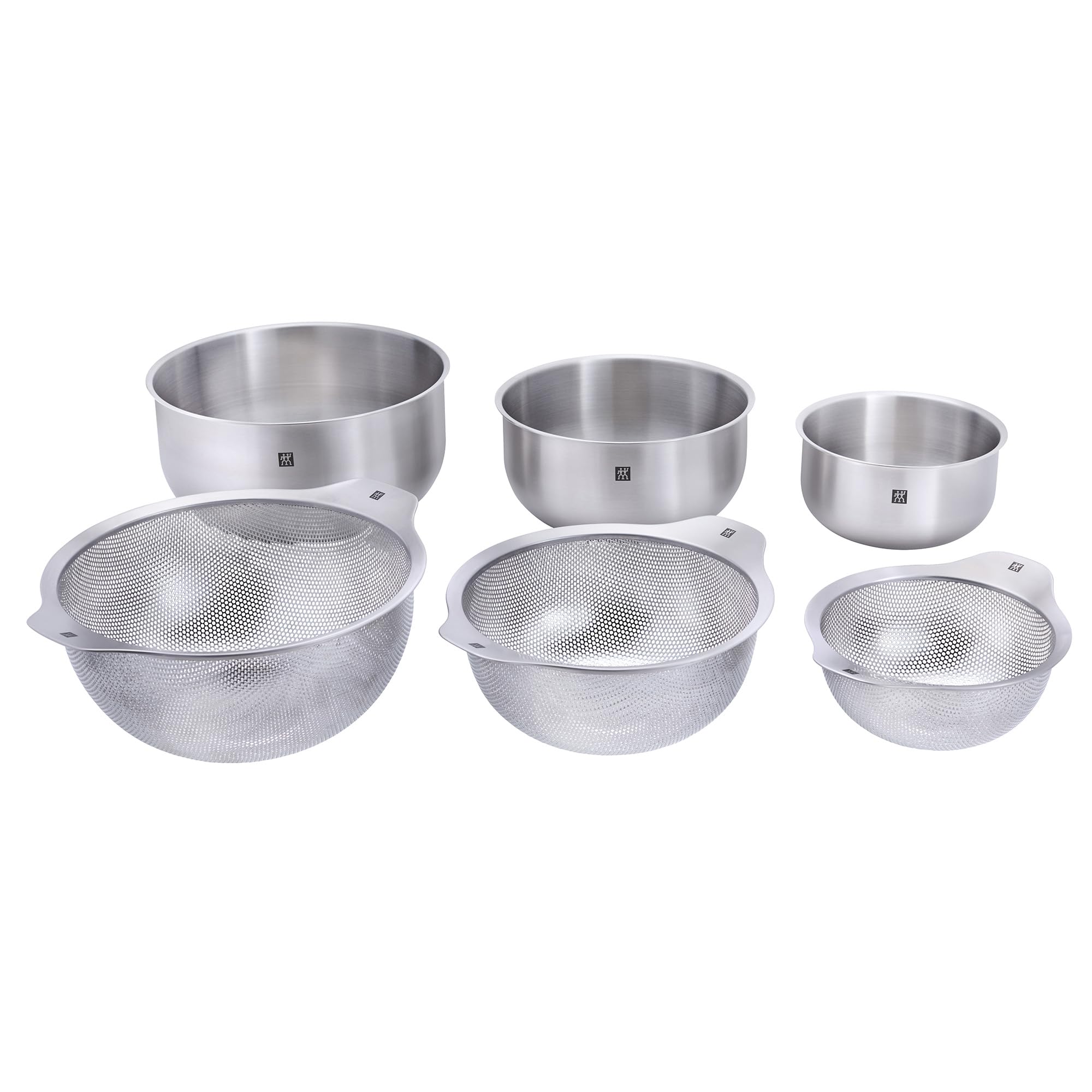 ZWILLING 6-Piece Nesting Bowl and Strainer Set
