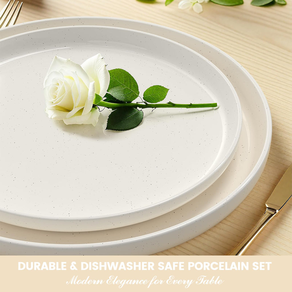12-Piece Scratch-Resistant Dinnerware Set