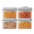8-Compartment Stainless Steel Snack Container Set