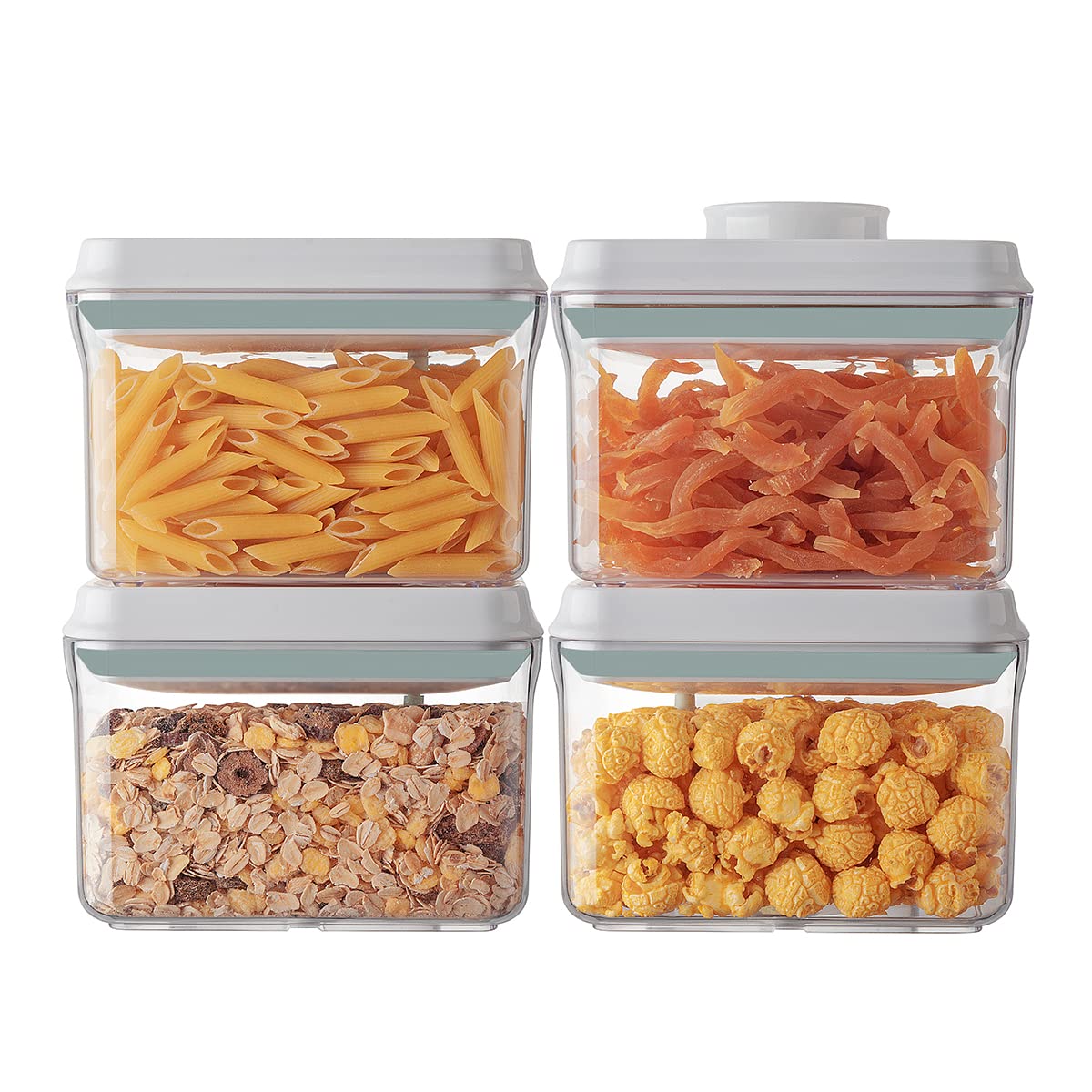 8-Compartment Stainless Steel Snack Container Set
