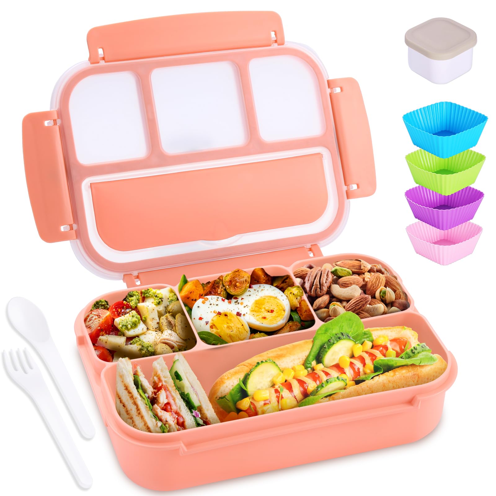 40oz Four-Compartment Bento Lunch Box
