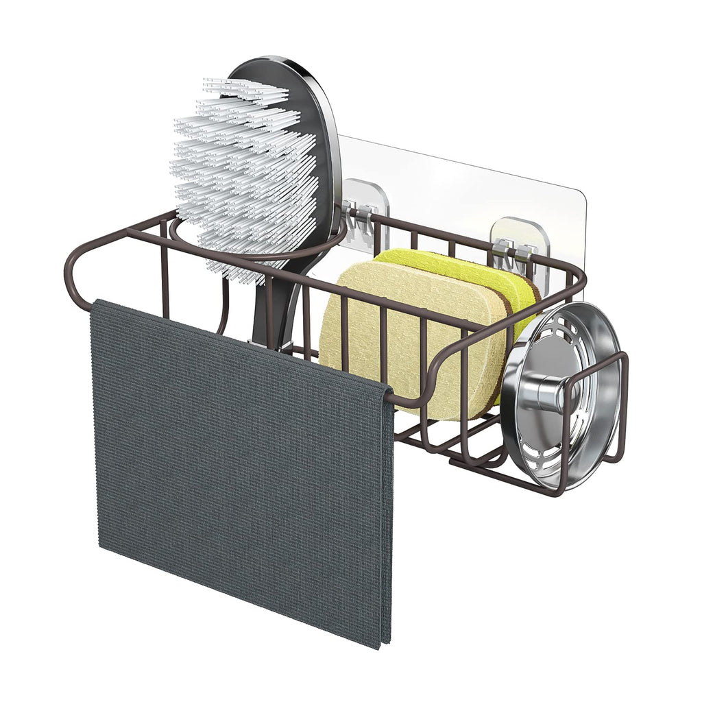 HapiRm 4-in-1 Stainless Steel Sink Caddy