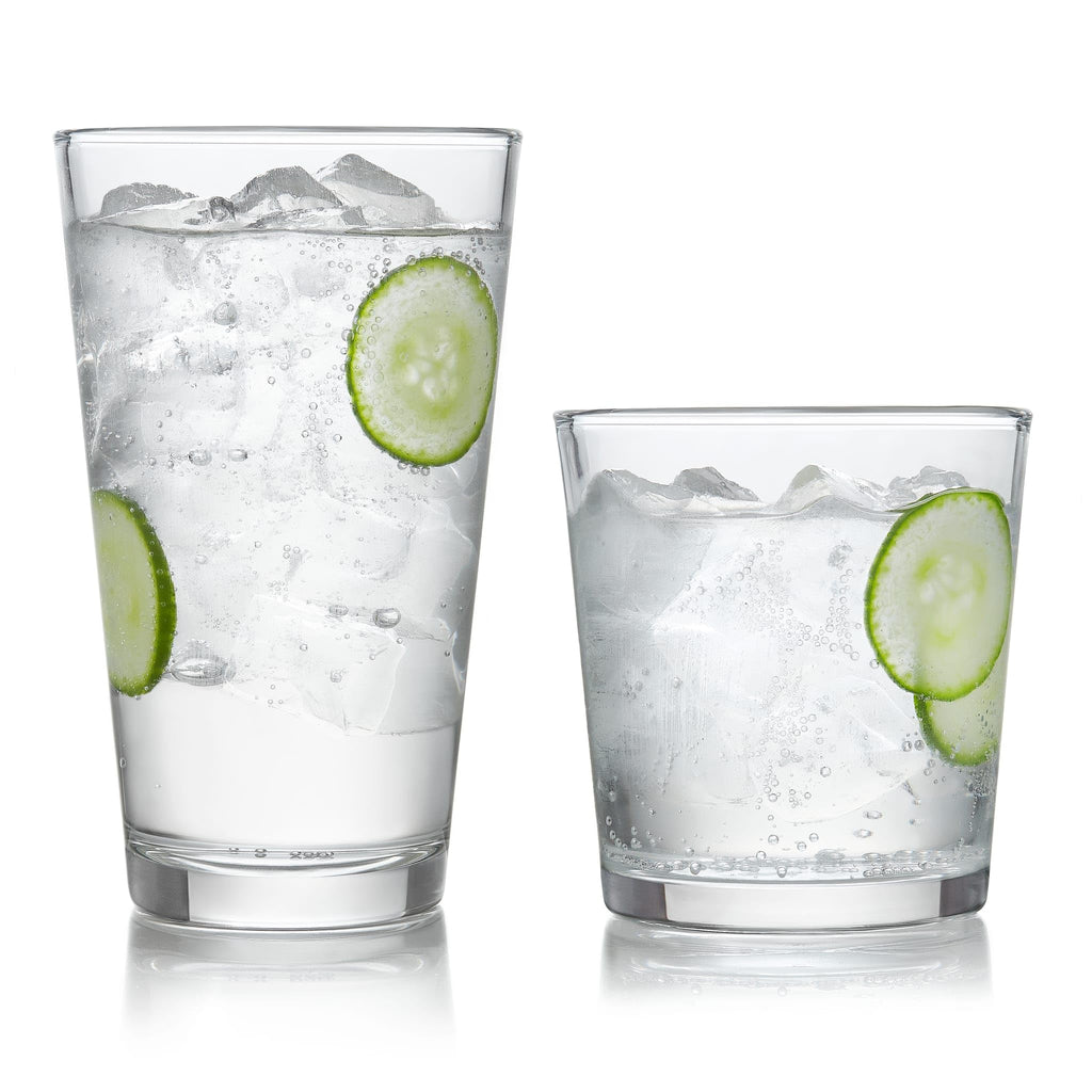 Libbey 16-Piece Tumbler and Rocks Glass Collection