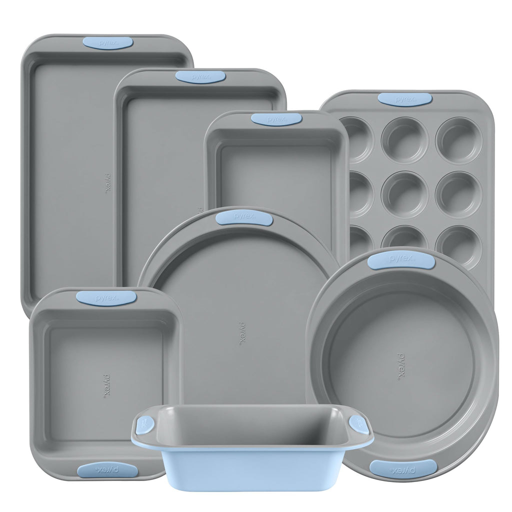 Pyrex 8-Piece Steel Nonstick Bakeware Set