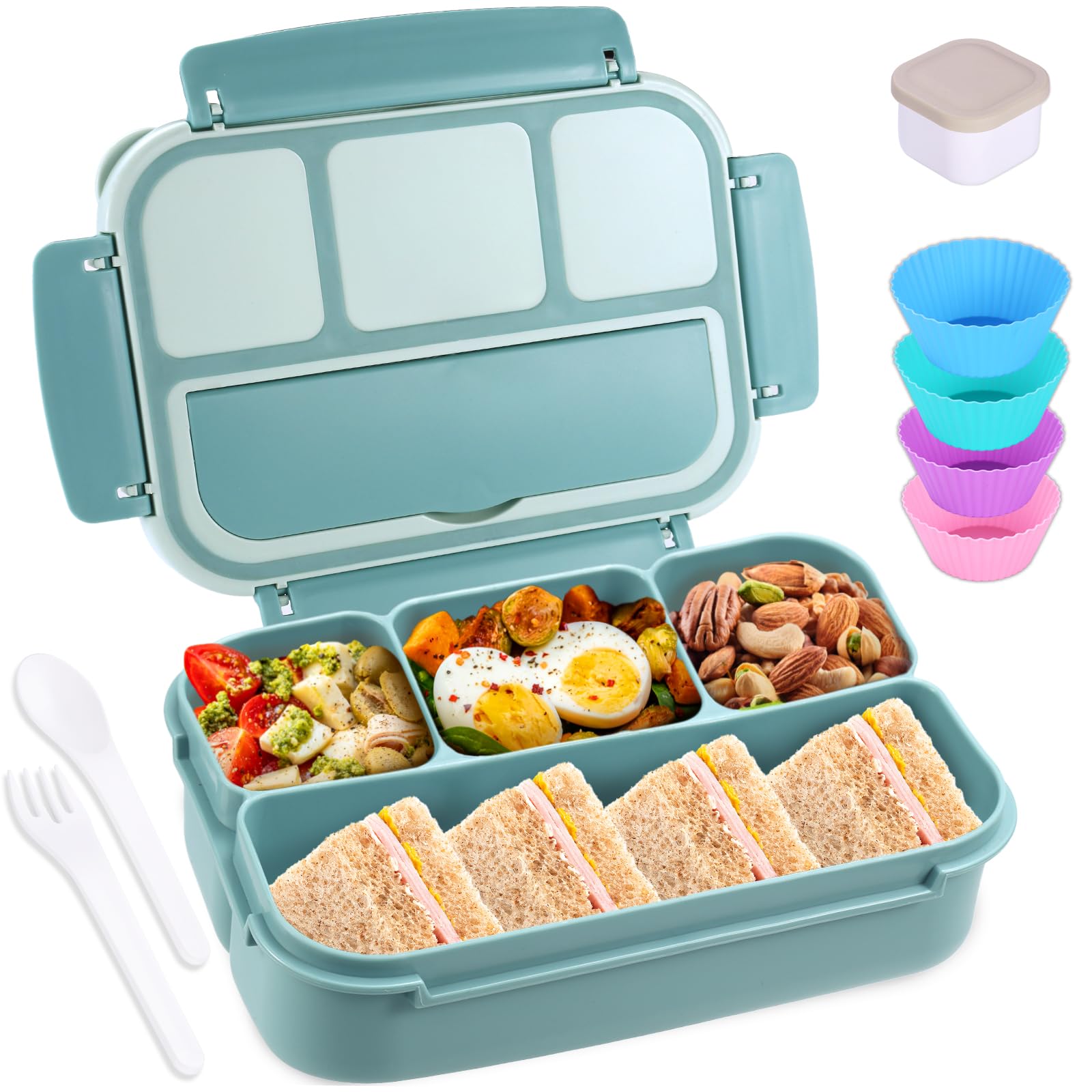 40oz Four-Compartment Bento Lunch Box