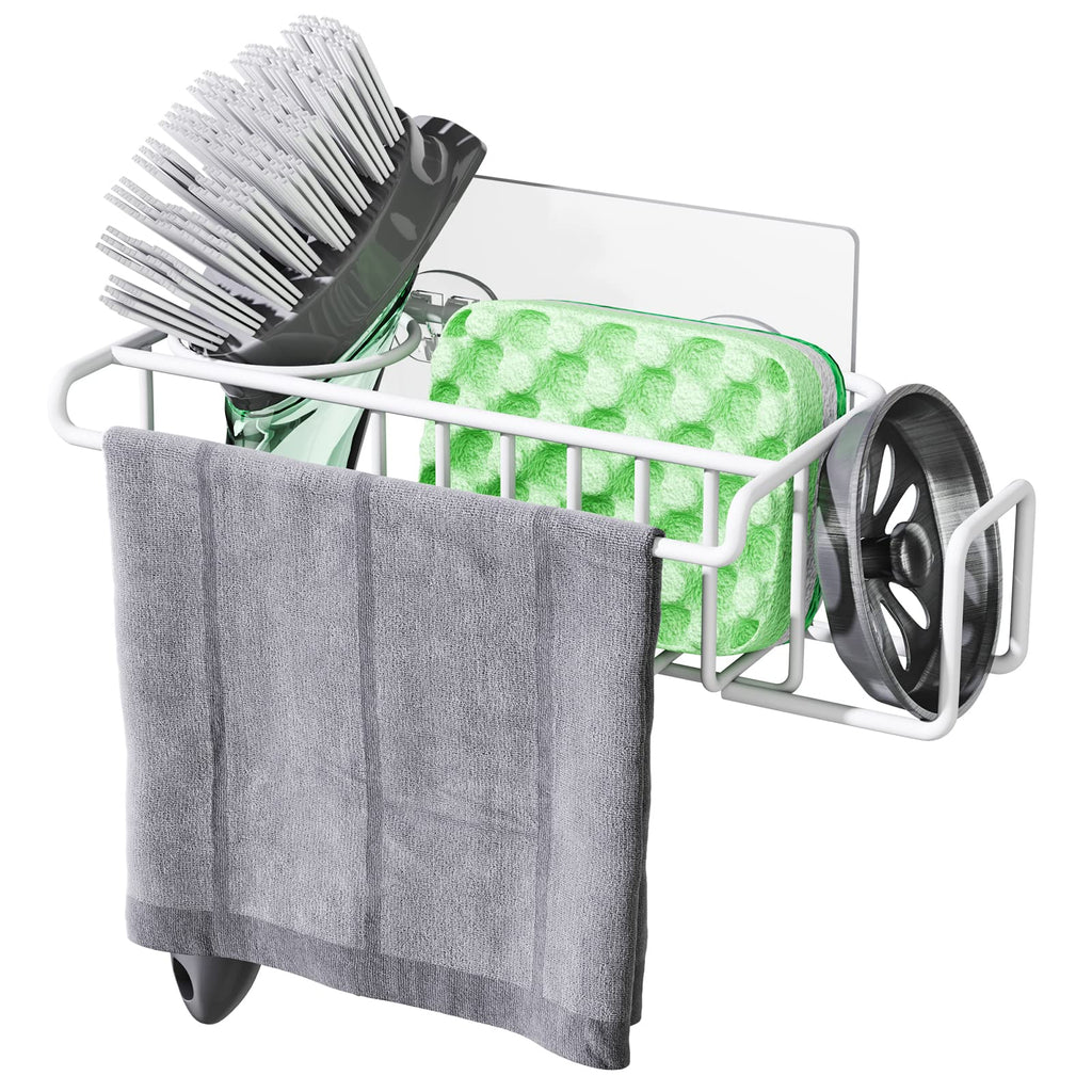 HapiRm 4-in-1 Stainless Steel Sink Caddy