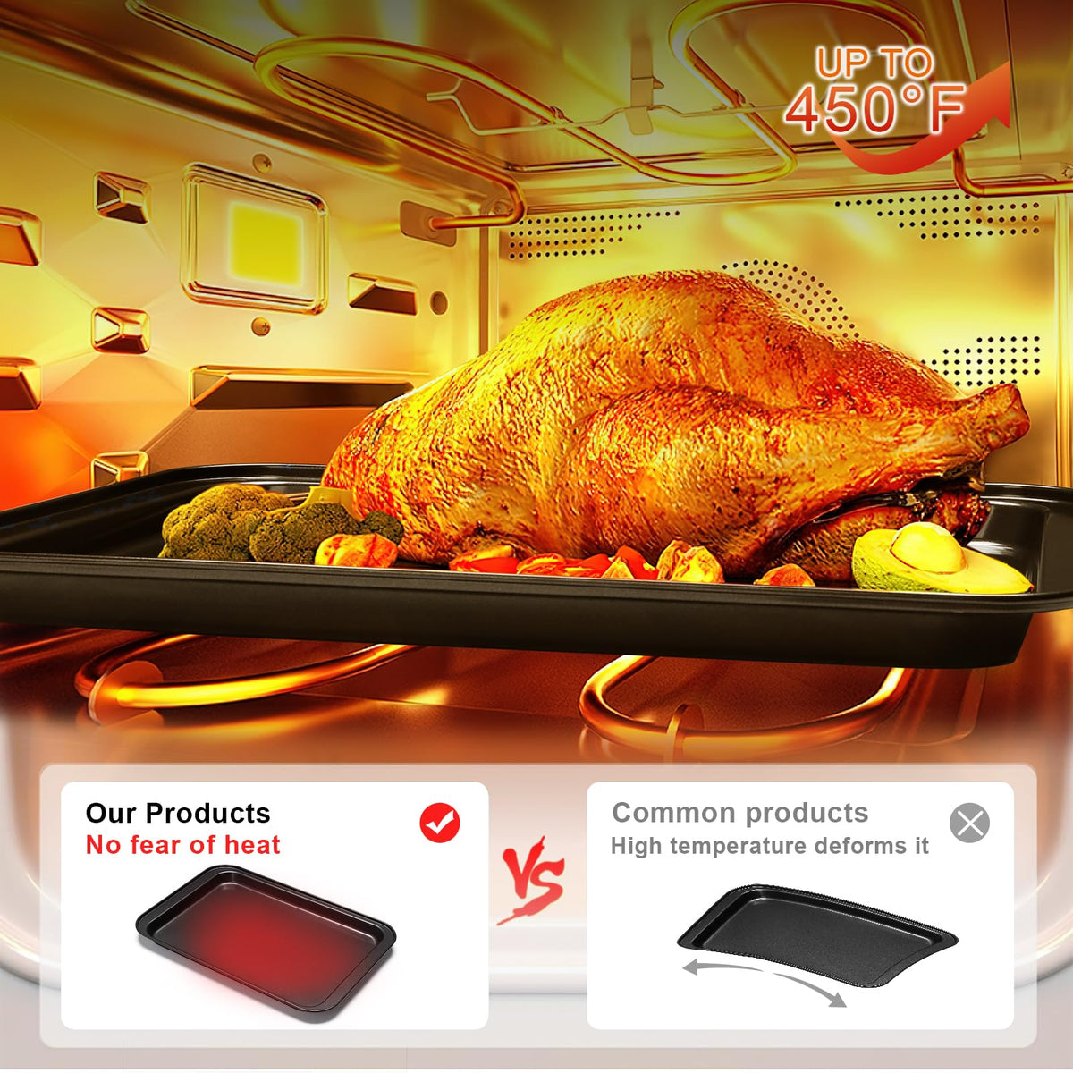 7-Piece Nonstick Carbon Steel Bakeware Set