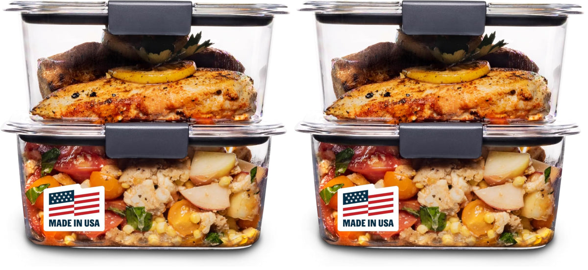 Rubbermaid Brilliance Food Storage Container Collection