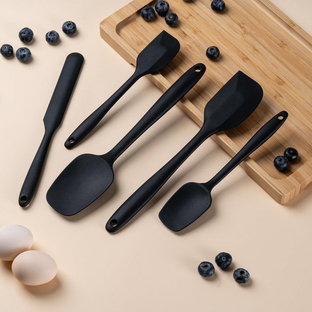 5-Piece Heat-Resistant Silicone Spatula Set